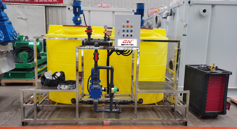 20210407 sludge chemical dosing unit